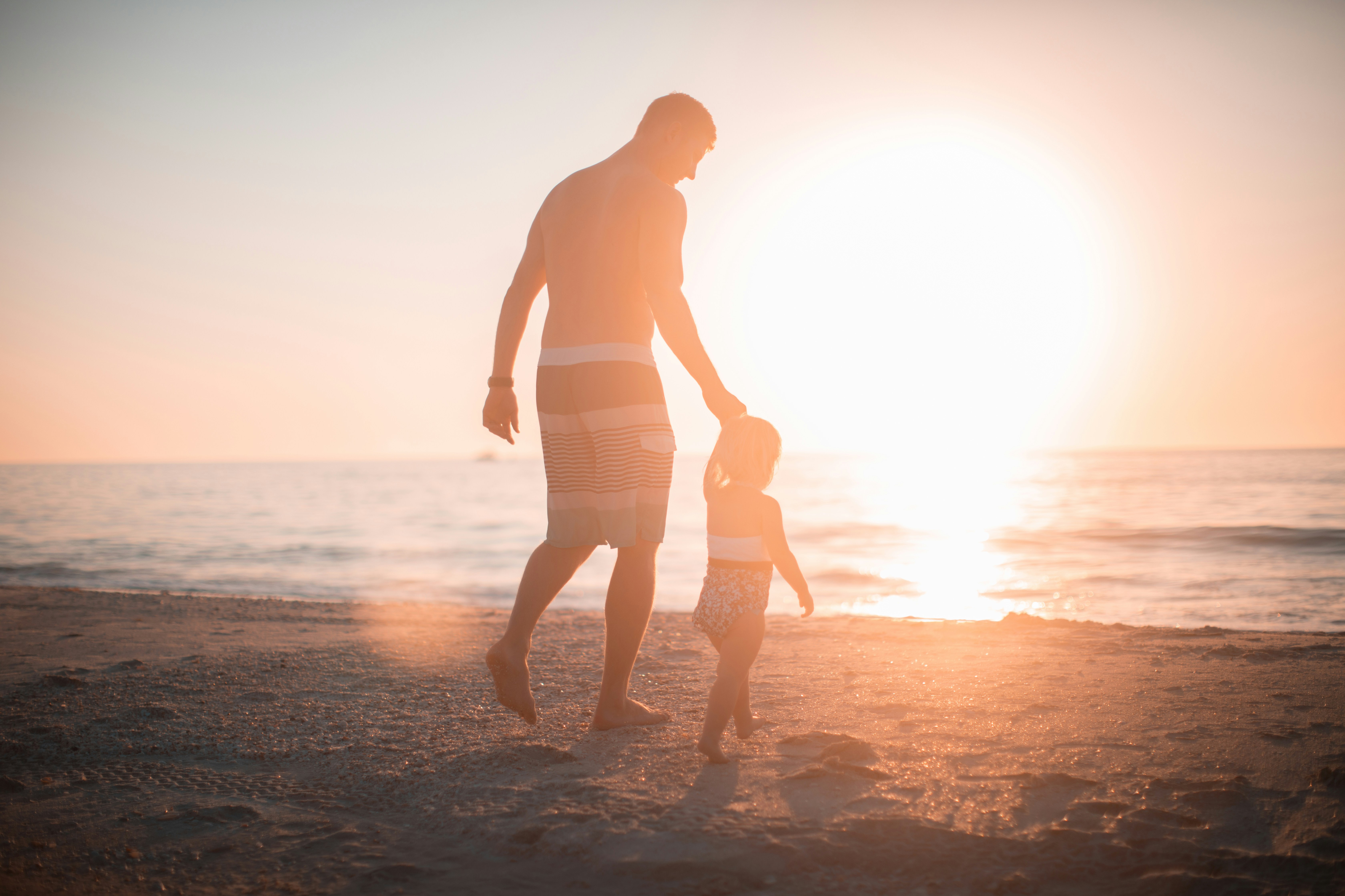 father with child