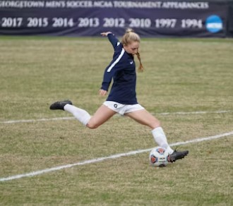 female footballer